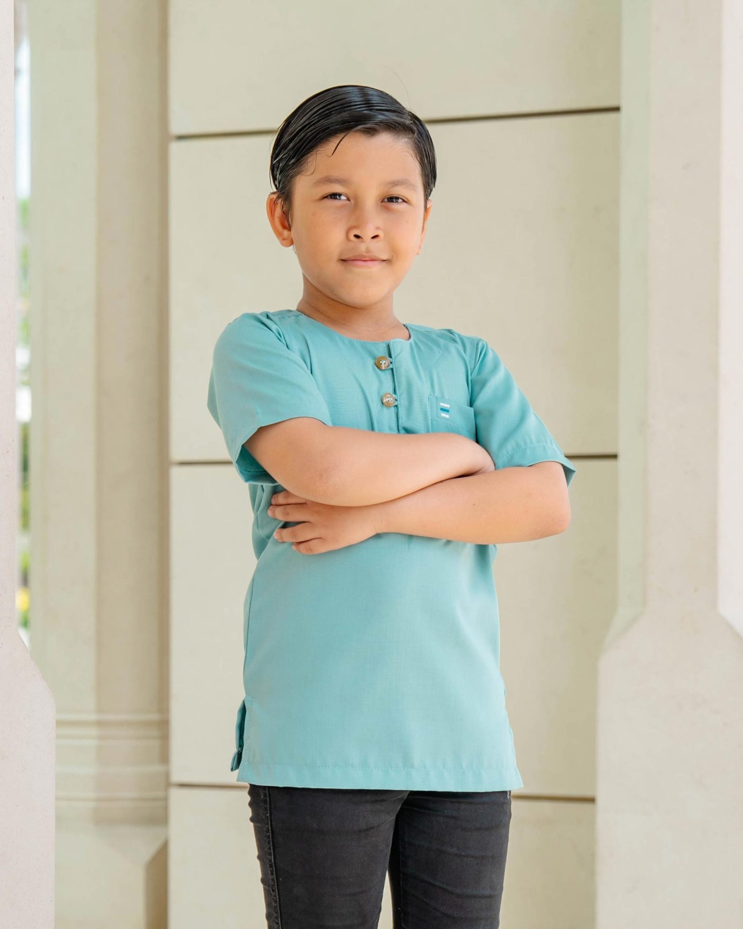 Kurta Saufi Kids Hombre X MCC Lifestyle - Turquoise