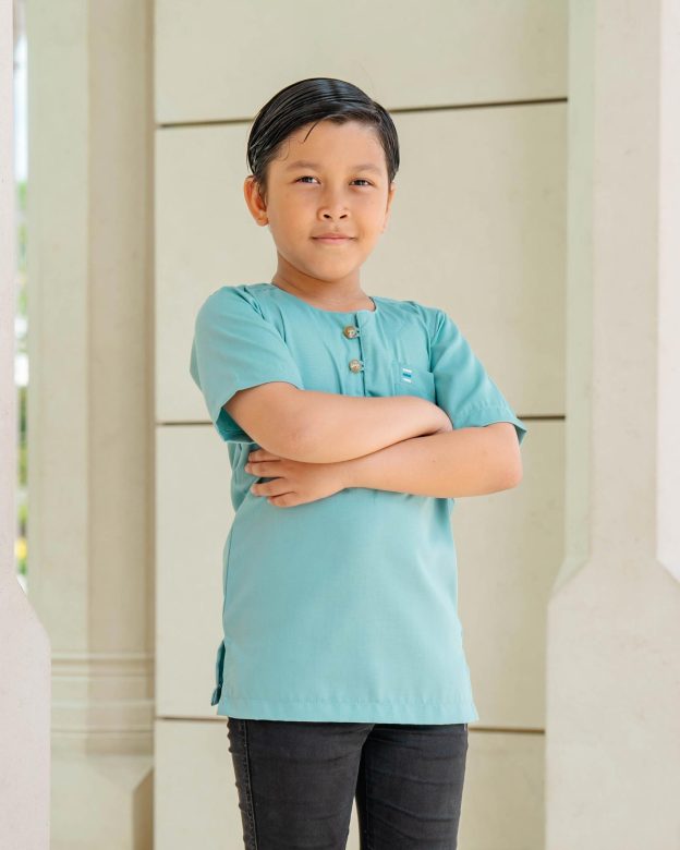 Kurta Saufi Kids Hombre X MCC Lifestyle - Turquoise