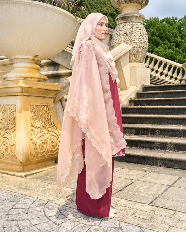 Tudung Selendang Organza Cindai