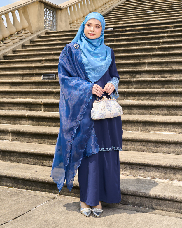 Tudung Selendang Organza Cindai