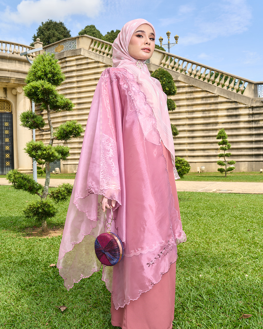Tudung Selendang Organza Cindai