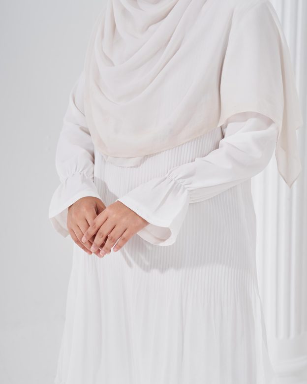 Blouse Pleated Heqira - Off White