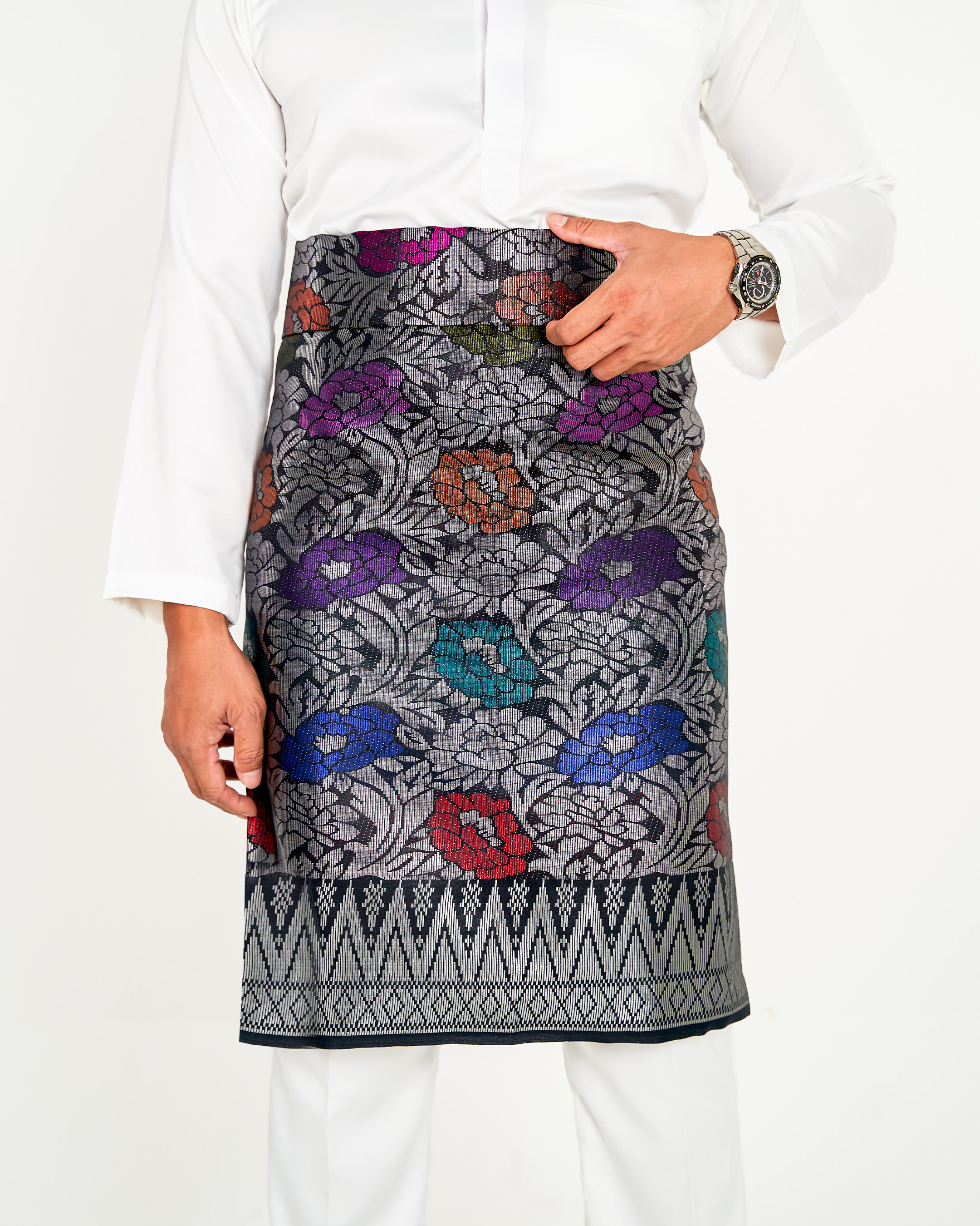 Sampin Songket Tenun Exclusive Hombre - Gold Series