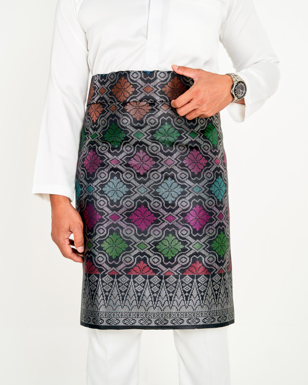 Sampin Songket Tenun Exclusive Hombre - Gold Series