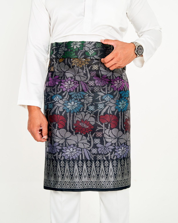 Sampin Songket Tenun Exclusive Hombre - Gold Series