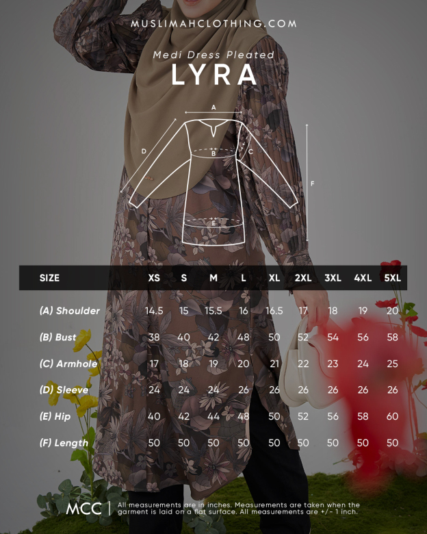 Medi Dress Pleated Lyra - Taupe Coffee