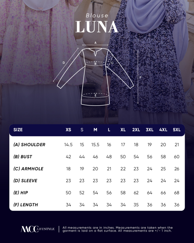 Blouse Luna - Lebaran Series