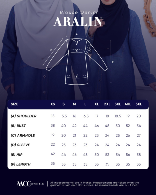 Blouse Denim Aralyn