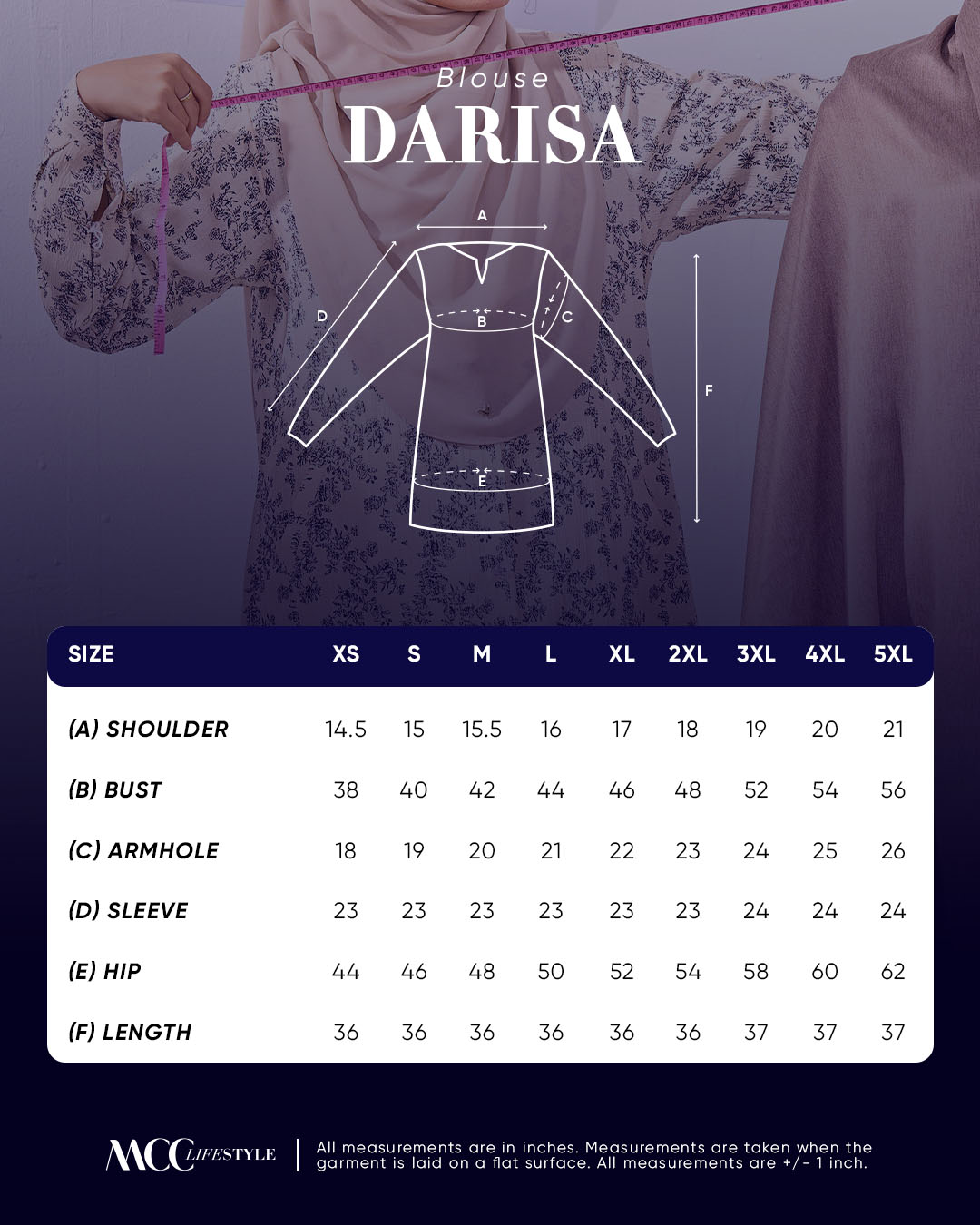 Blouse Darisa Peony Series