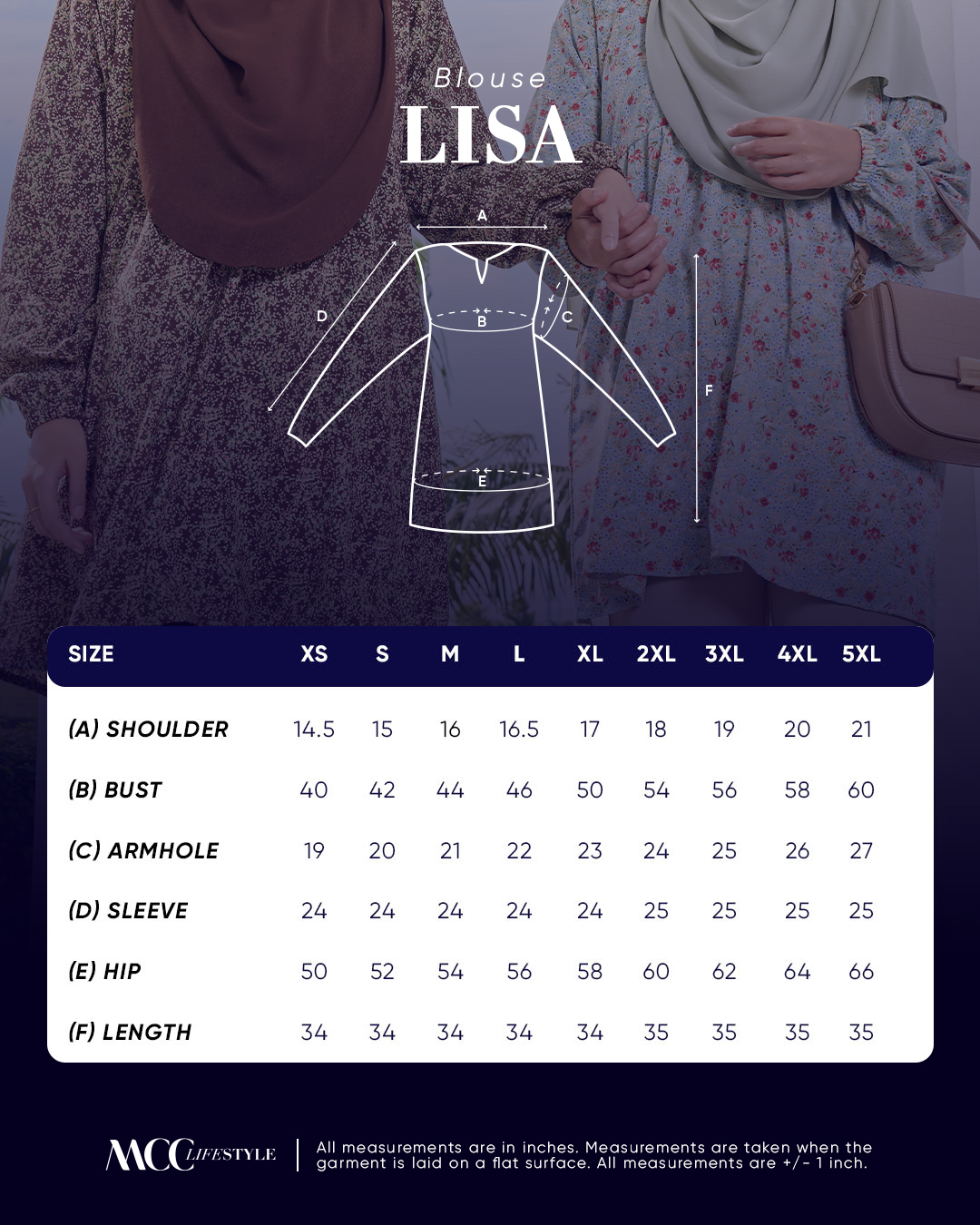 Blouse Lisa Suri - Suri Series