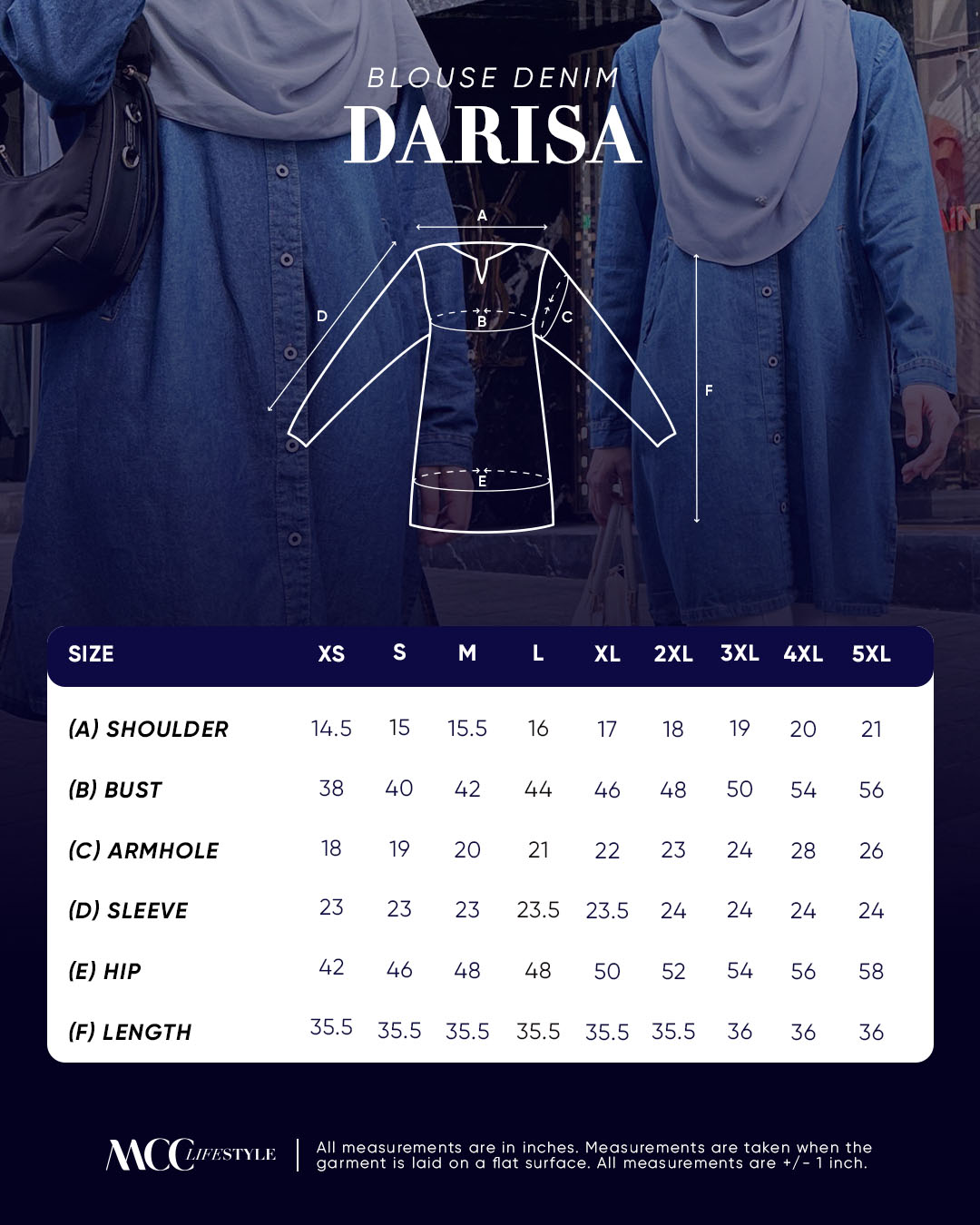 Blouse Denim Darisa
