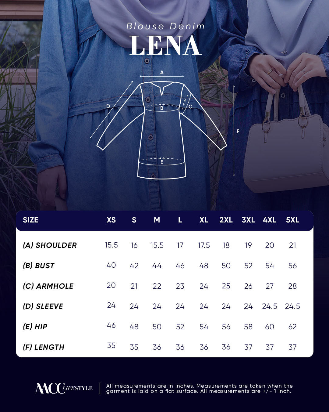 BLOUSE DENIM LENA