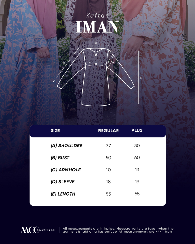 Dress Kaftan Iman Ivy Series