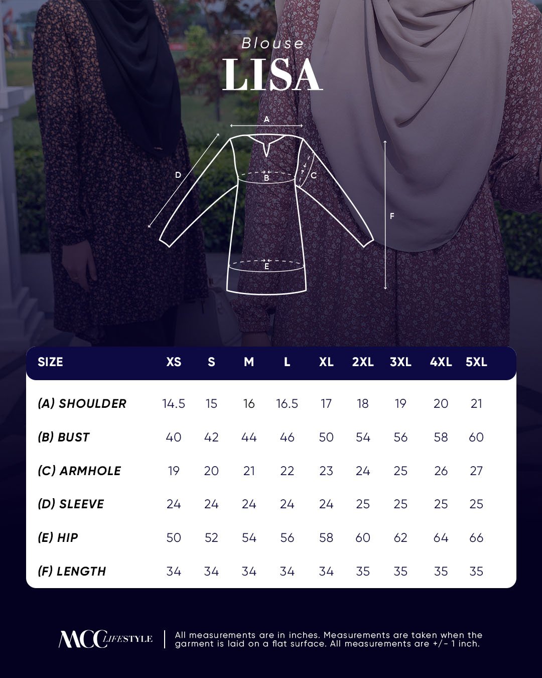 Blouse Lisa Snowy Series