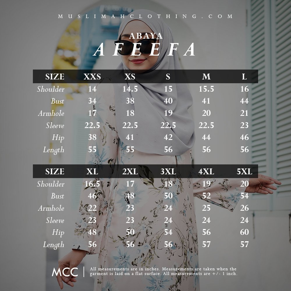 Abaya Afeefa - Ice Pink