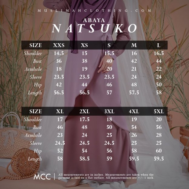 Abaya Natsuko - Mineral Black