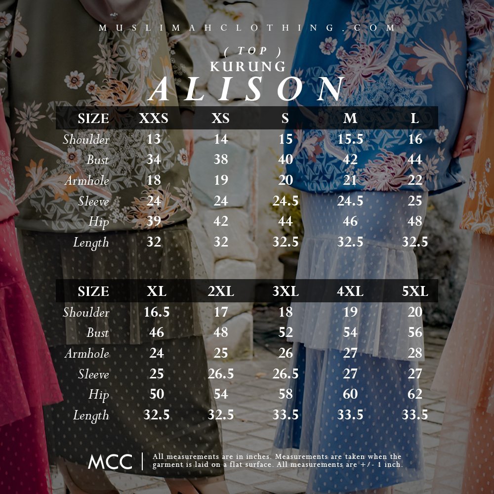 Baju Kurung Alison - Amber Brown