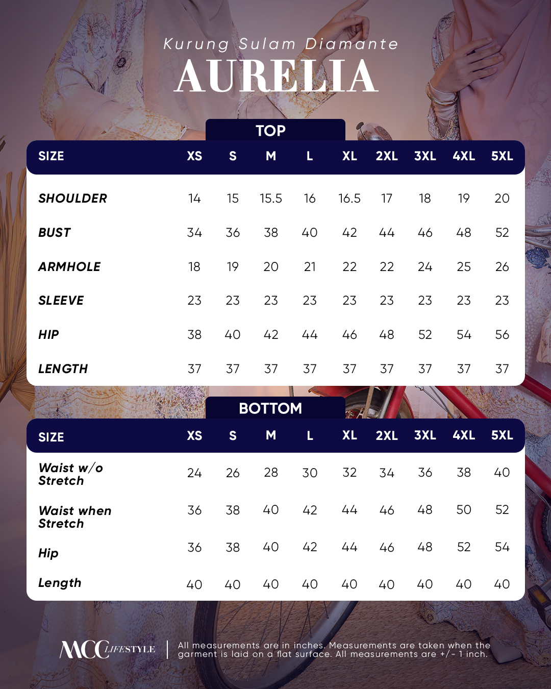 Baju Kurung Sulam Diamante Aurelia Carnation