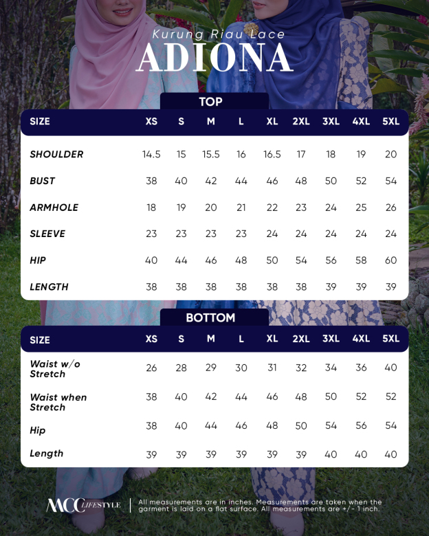 Baju Kurung Riau Lace Adiona