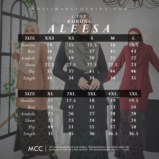 Baju Kurung Aleesa - Tortilla Brown