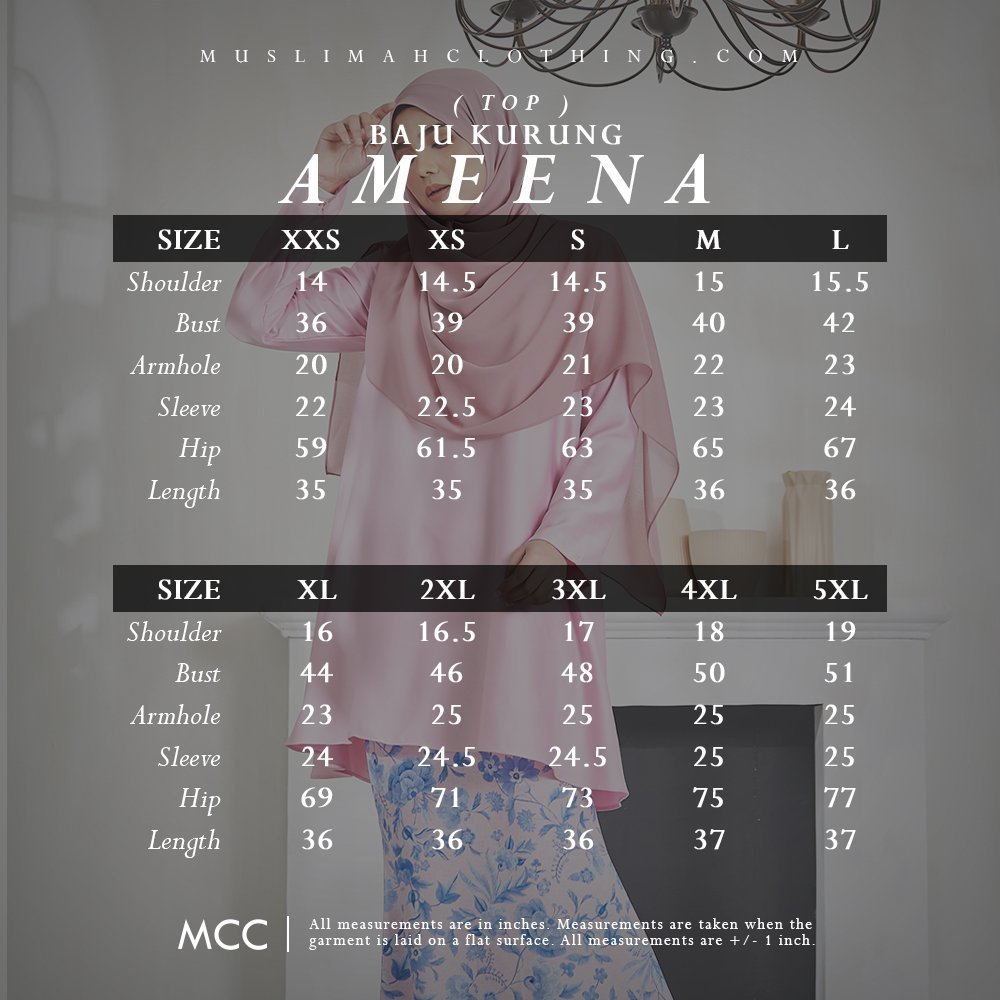 Baju Kurung Ameena - Snow White