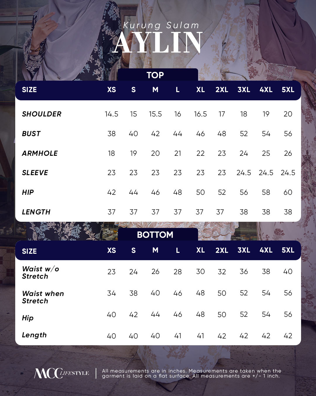 Baju Kurung Sulam Lace Aylin