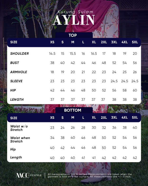Baju Kurung Sulam Aylin