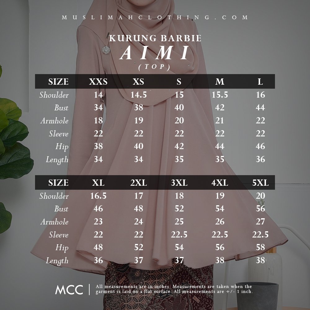 Baju Kurung Barbie Batik Aimi - Zenith Green