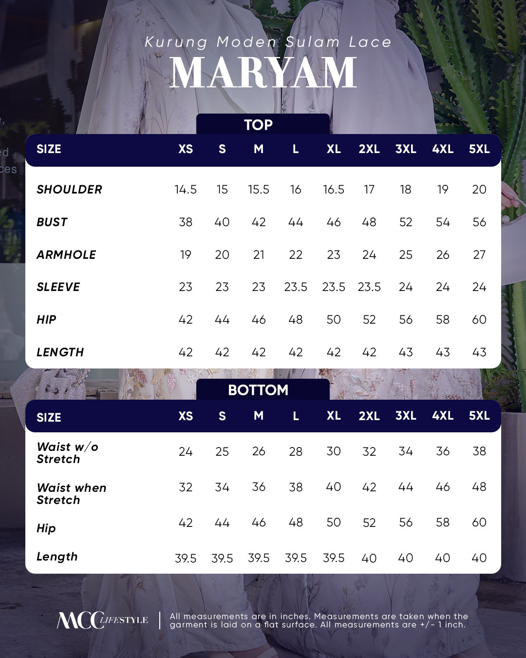 Baju Kurung Moden Sulam Lace Maryam - Yuna