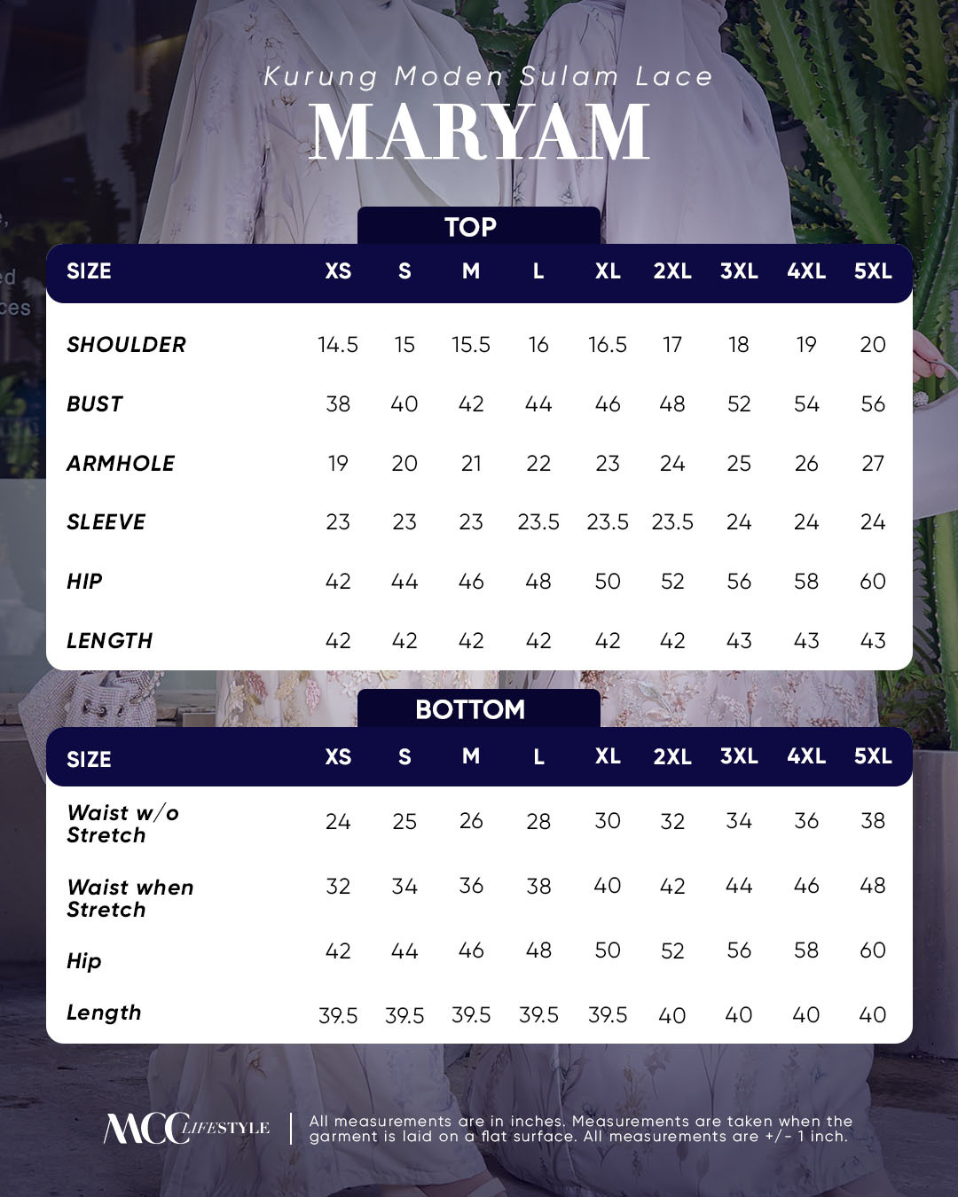Baju Kurung Moden Sulam Lace Maryam - Yuna