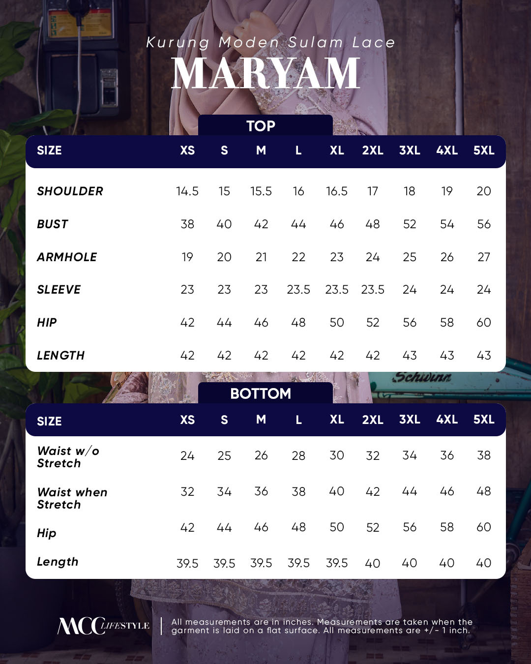 Baju Kurung Moden Sulam Lace Maryam - Zety