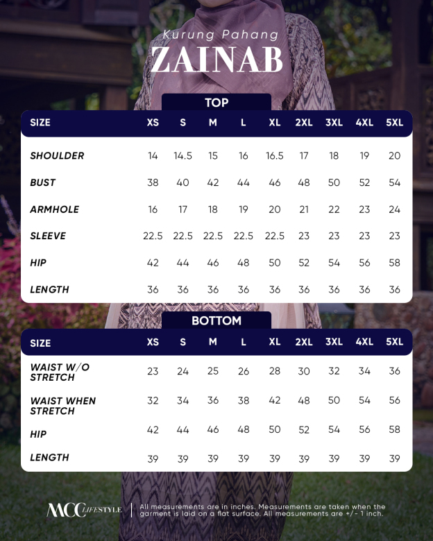 Baju Kurung Pahang Zainab