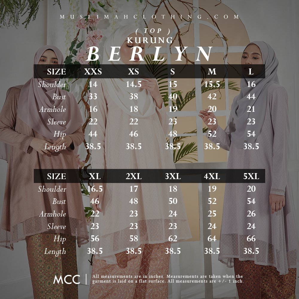 Baju Kurung Berlyn - Soft Grey