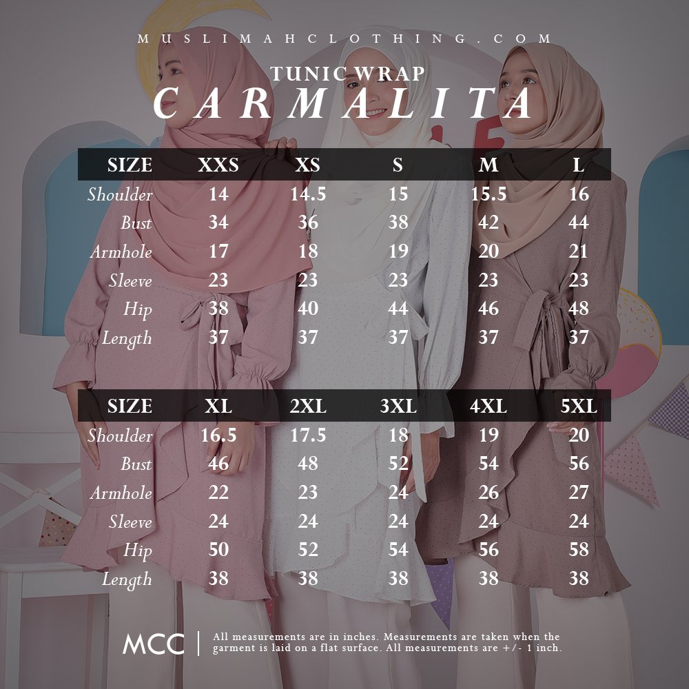 Tunic Wrap Carmalita - Noir White