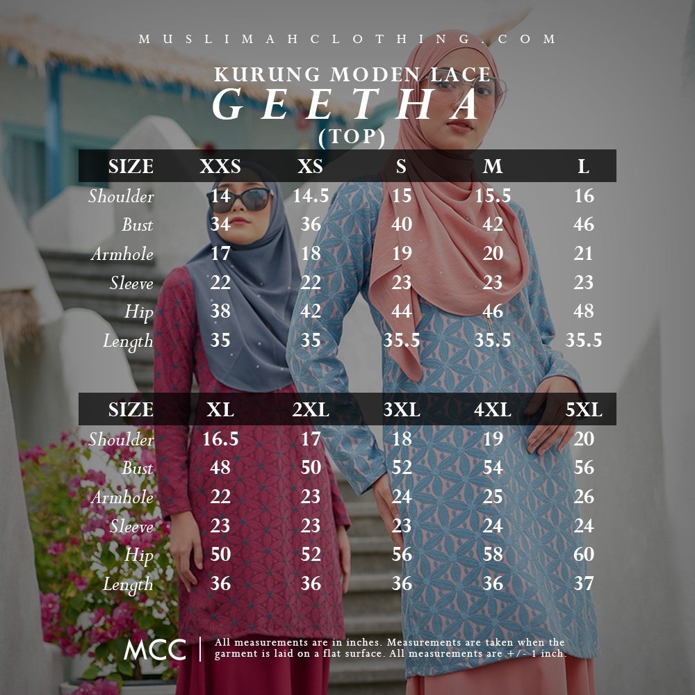 Baju Kurung Moden Lace Geetha - Ruby Red