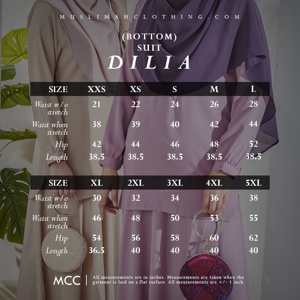 Suit Dilia - Maroon