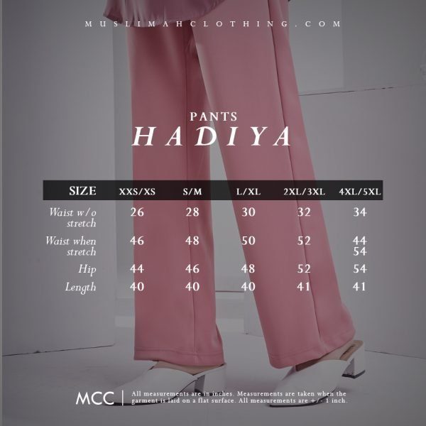 Pants Ironless Hadiya - Peanut Brown