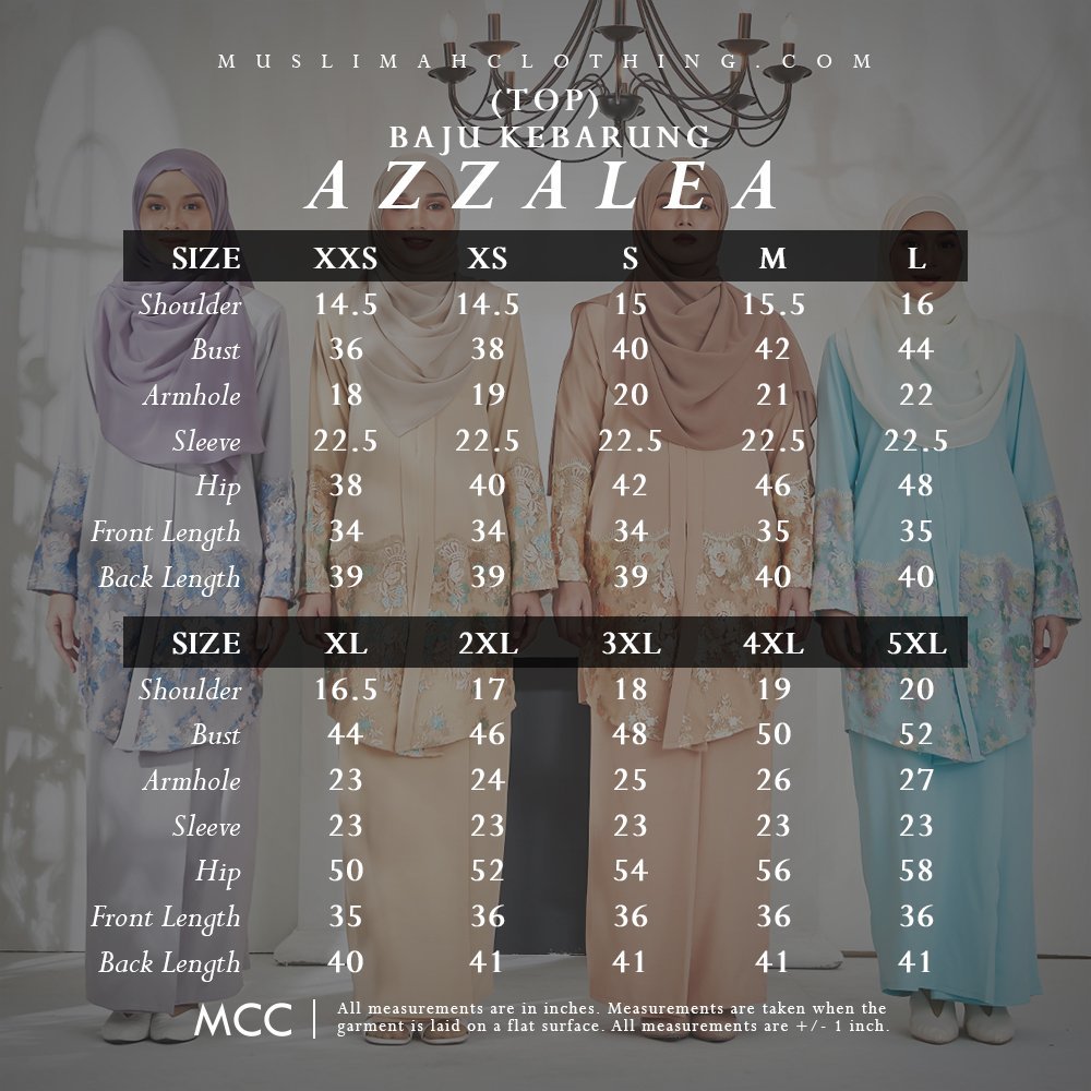Baju Kebaya Azzalea - Sandy Brown