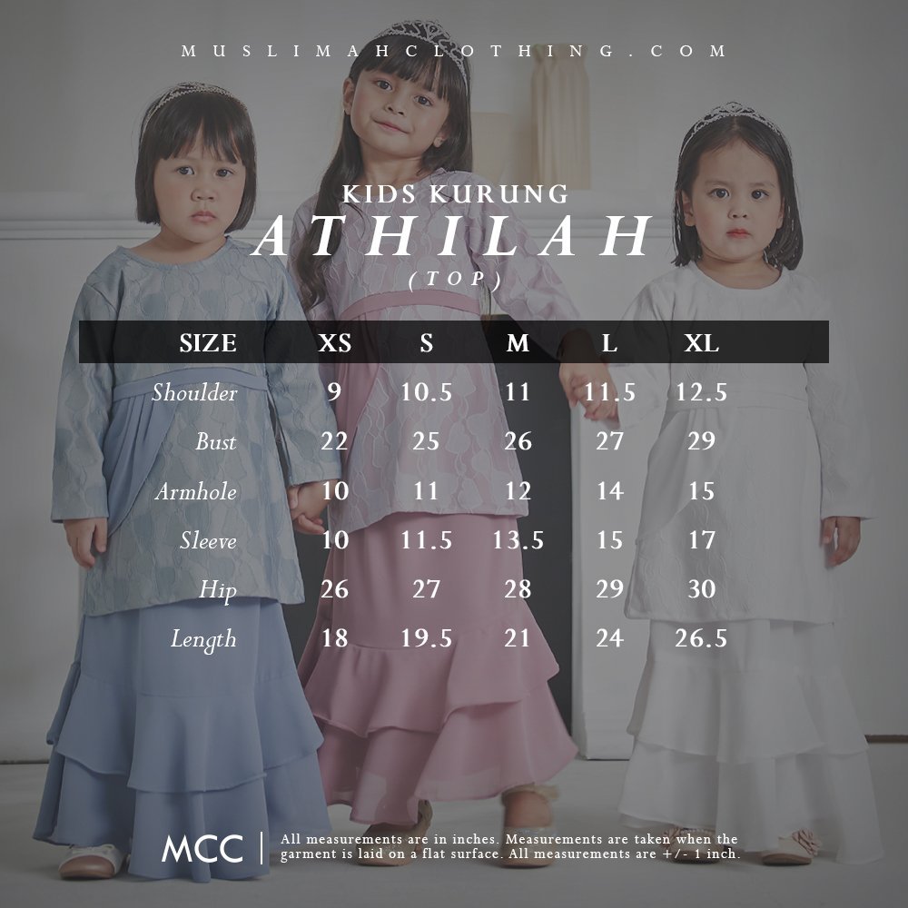 Baju Kurung Athilah Kids - Toasted Mauve