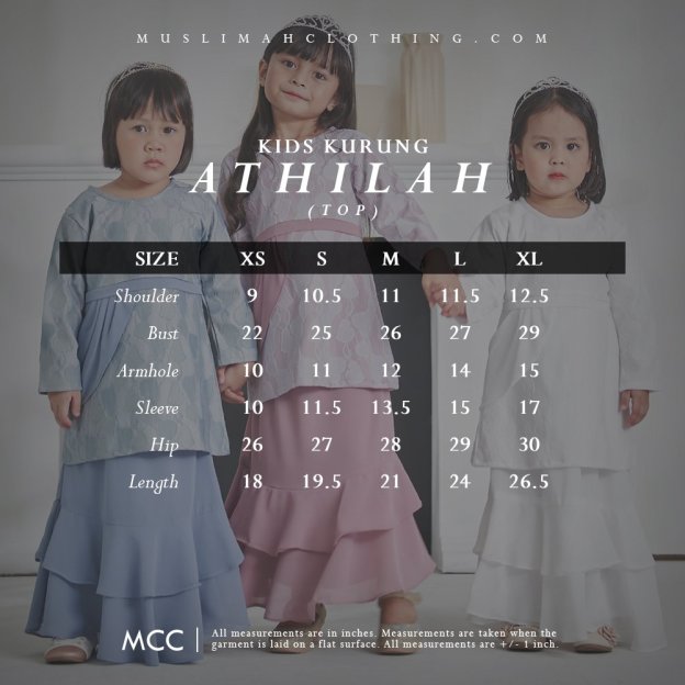 Baju Kurung Athilah Kids - Toasted Mauve