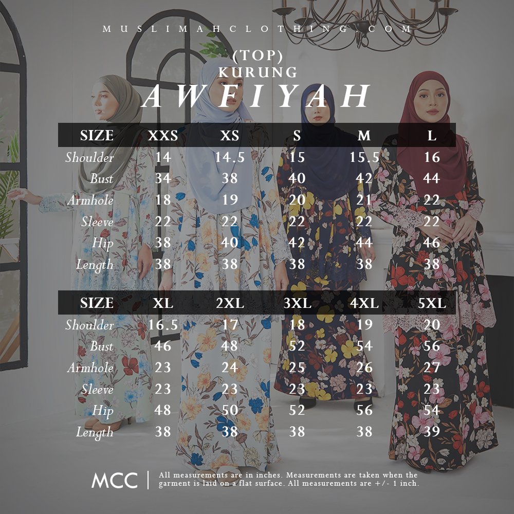 Baju Kurung Awfiyah - Dark Blue