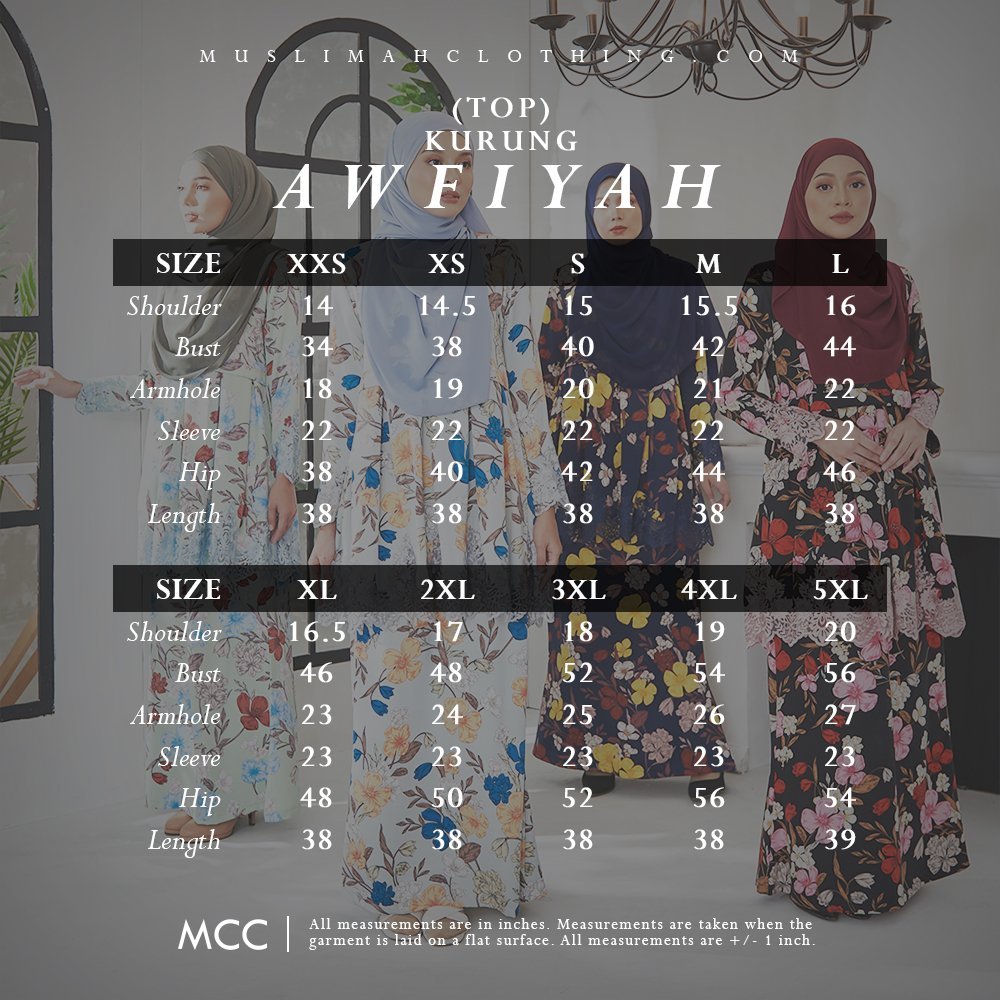 Baju Kurung Awfiyah - Dark Blue