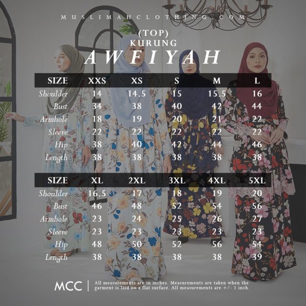 Baju Kurung Awfiyah - Dark Blue