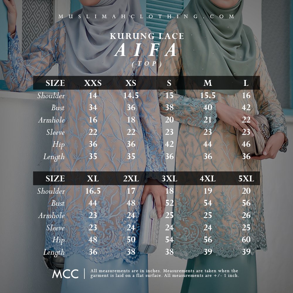Baju Kurung Lace Aifa - Pistachio Nut