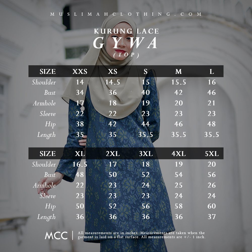 Baju Kurung Lace Gywa - Queen Green