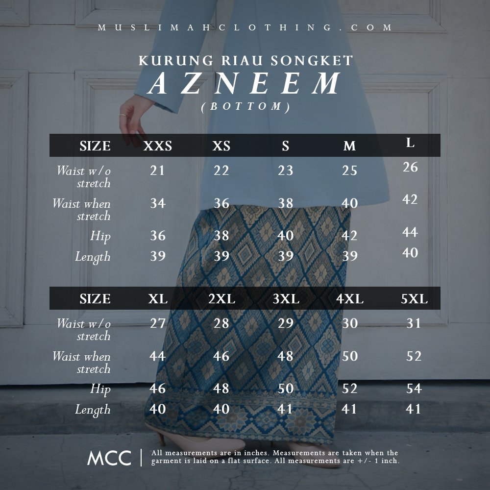 Baju Kurung Riau Pahang Songket Azneem - Rose Red
