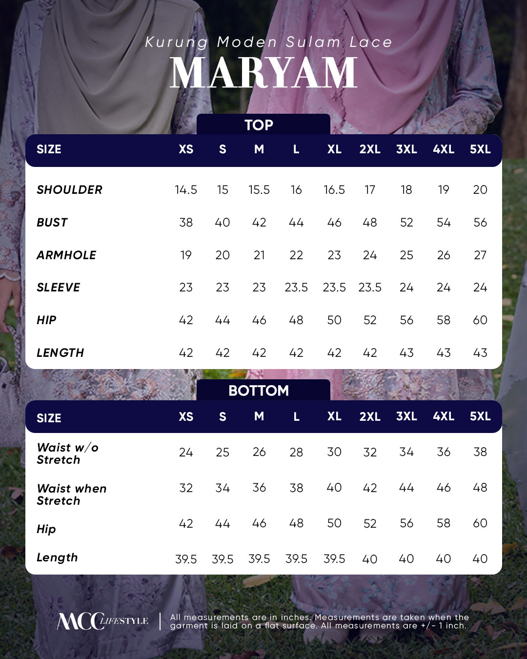 Baju Kurung Moden Sulam Lace Maryam - Malika