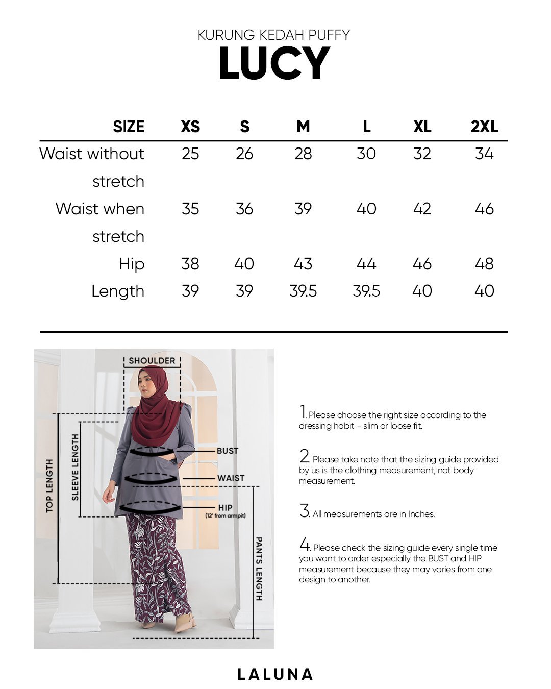 Baju Kurung Kedah Puffy Lucy Laluna X MCC - Emerald Green