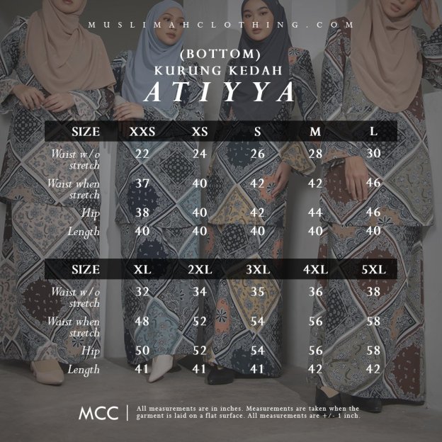 Baju Kurung Kedah Atiyya - Khaki Brown