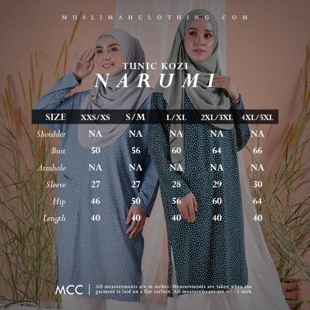 Tunic Kozi Narumi - Calming Blue